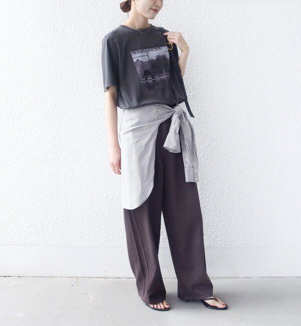 SHIPS for women「メルティ コットン フォト プリント TEE」|Tシャツ・カットソー|
