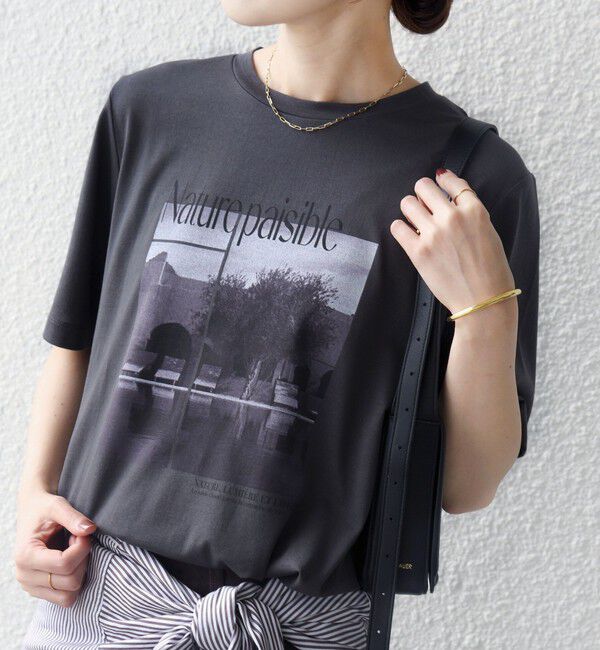 SHIPS for women「メルティ コットン フォト プリント TEE」|Tシャツ・カットソー|