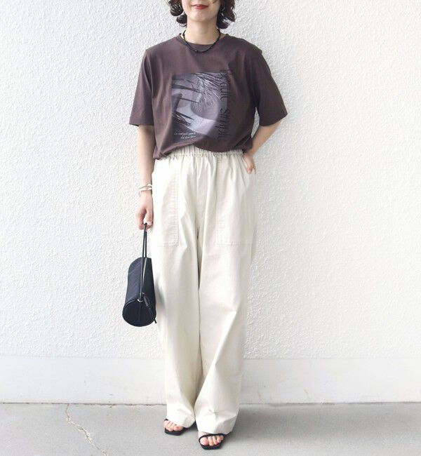 SHIPS for women「メルティ コットン フォト プリント TEE」|Tシャツ・カットソー|