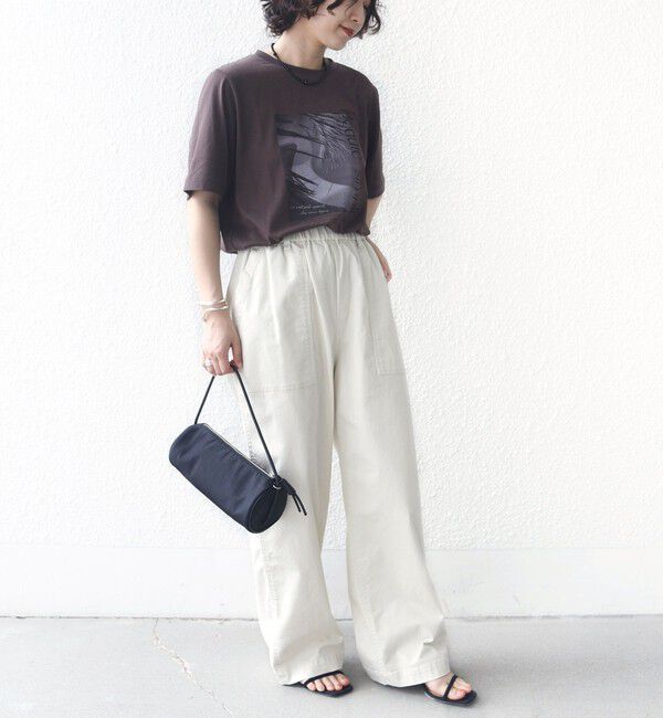 SHIPS for women「メルティ コットン フォト プリント TEE」|Tシャツ・カットソー|