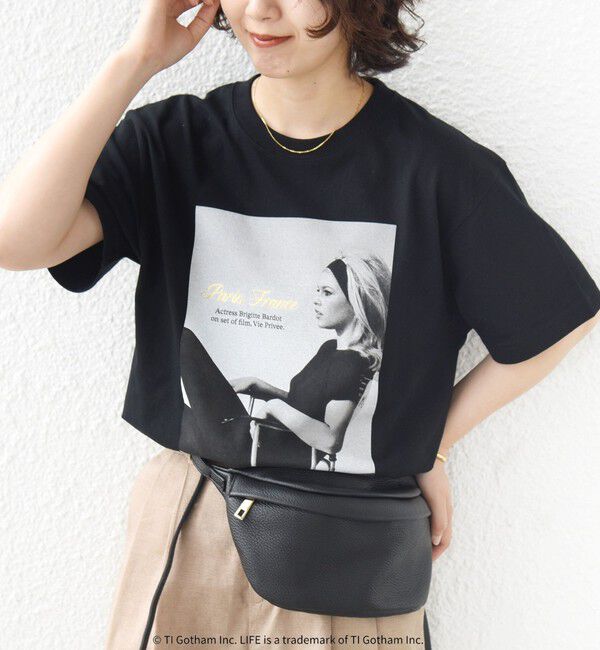 SHIPS for women「【SHIPS別注】GOOD ROCK SPEED: PHOTO TEE」|Tシャツ・カットソー|ブラック