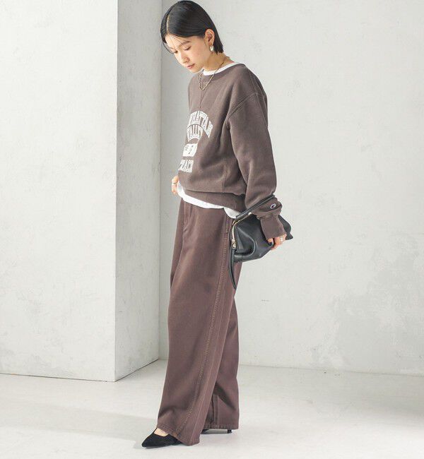 SHIPS for women「《予約》【SHIPS別注】Champion: リバー スウィーブ ロゴ スウェット」|スウェット・ジャージ|
