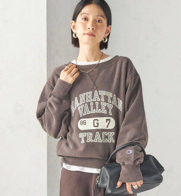 SHIPS for women「《予約》【SHIPS別注】Champion: リバー スウィーブ ロゴ スウェット」|スウェット・ジャージ|