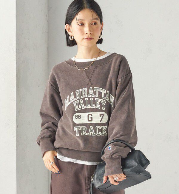 SHIPS for women「《予約》【SHIPS別注】Champion: リバー スウィーブ ロゴ スウェット」|スウェット・ジャージ|
