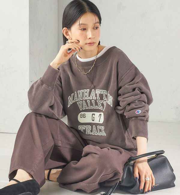 SHIPS for women「《予約》【SHIPS別注】Champion: リバー スウィーブ ロゴ スウェット」|スウェット・ジャージ|