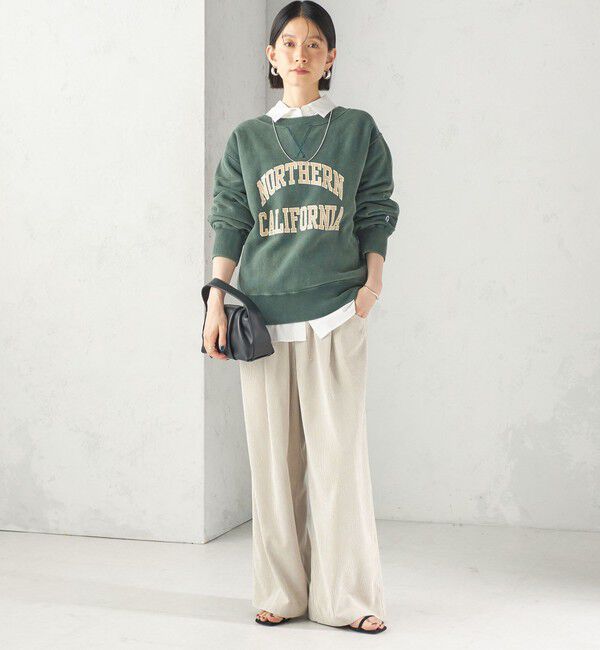 SHIPS for women「《予約》【SHIPS別注】Champion: リバー スウィーブ ロゴ スウェット」|スウェット・ジャージ|