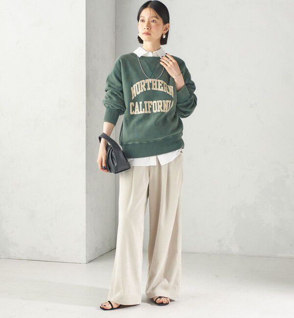SHIPS for women「《予約》【SHIPS別注】Champion: リバー スウィーブ ロゴ スウェット」|スウェット・ジャージ|