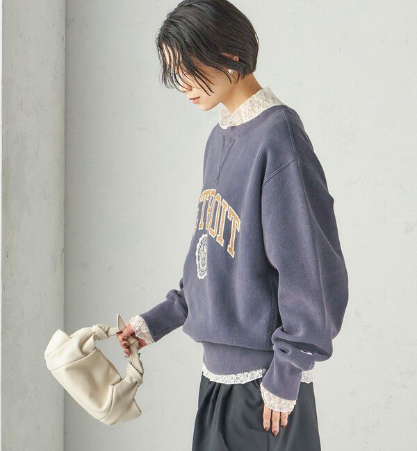 SHIPS for women「《予約》【SHIPS別注】Champion: リバー スウィーブ ロゴ スウェット」|スウェット・ジャージ|