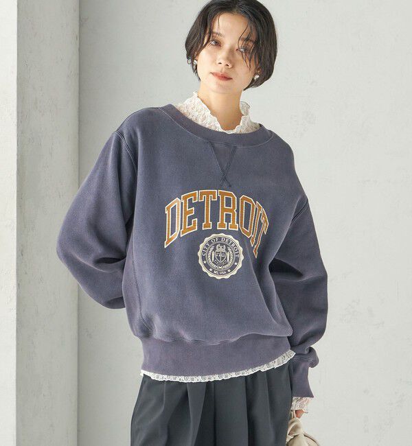 SHIPS for women「《予約》【SHIPS別注】Champion: リバー スウィーブ ロゴ スウェット」|スウェット・ジャージ|
