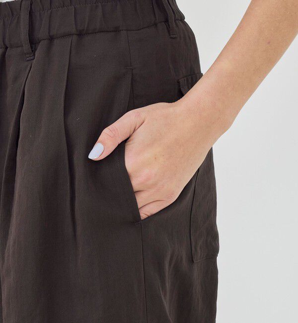 GALERIE VIE「コットンボイルワッシャー イージーカーゴパンツ」|カーゴ|