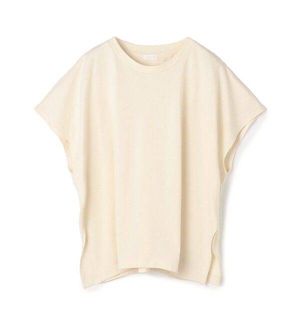 GALERIE VIE「ファインコットン ワイドプルオーバー」|Tシャツ・カットソー|41 ライトベージュ
