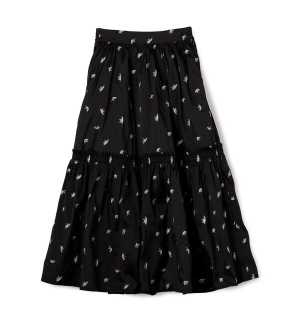 TOMORROWLAND BUYING WEAR「【別注】ne Quittez pas BLACK ロングスカート」|フレア|18 ブラック系