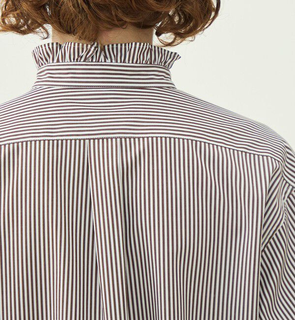 MACPHEE「【WEB先行予約】コットンブロード タイ付きブラウス」|シャツ・ブラウス|