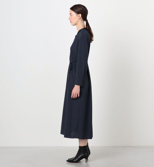 Ballsey「ドットプリント ロングシャツワンピース」|ワンピース|