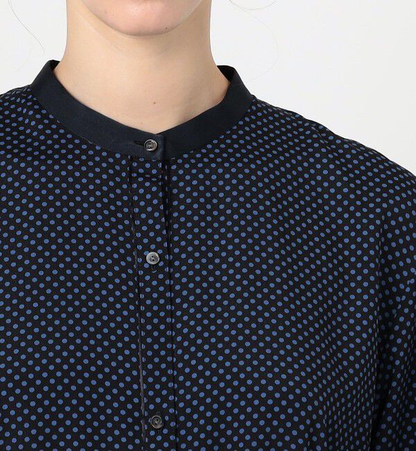 Ballsey「ドットプリント ロングシャツワンピース」|ワンピース|