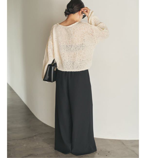 Plage「《一部店舗・WEB限定追加》Fringe yarn カーディガン 3」|カーディガン|