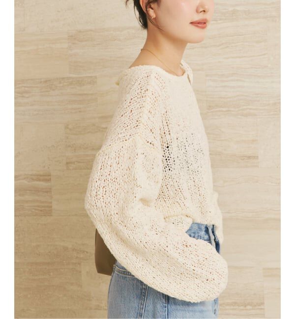 Plage「《一部店舗・WEB限定追加》Fringe yarn カーディガン 3」|カーディガン|