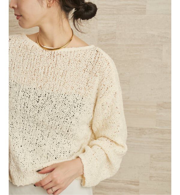 Plage「《一部店舗・WEB限定追加》Fringe yarn カーディガン 3」|カーディガン|