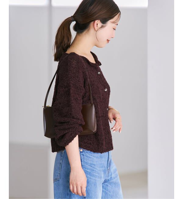Plage「《一部店舗・WEB限定追加》Fringe yarn カーディガン 3」|カーディガン|
