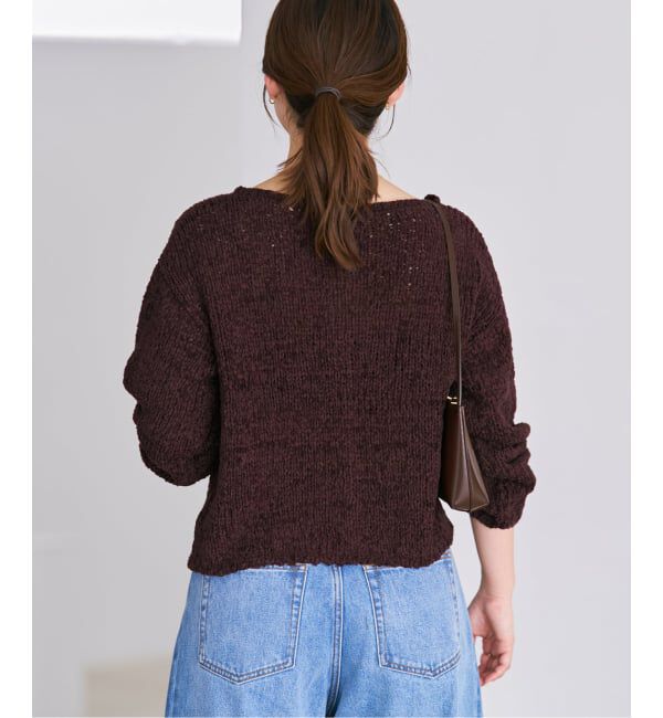 Plage「《一部店舗・WEB限定追加》Fringe yarn カーディガン 3」|カーディガン|