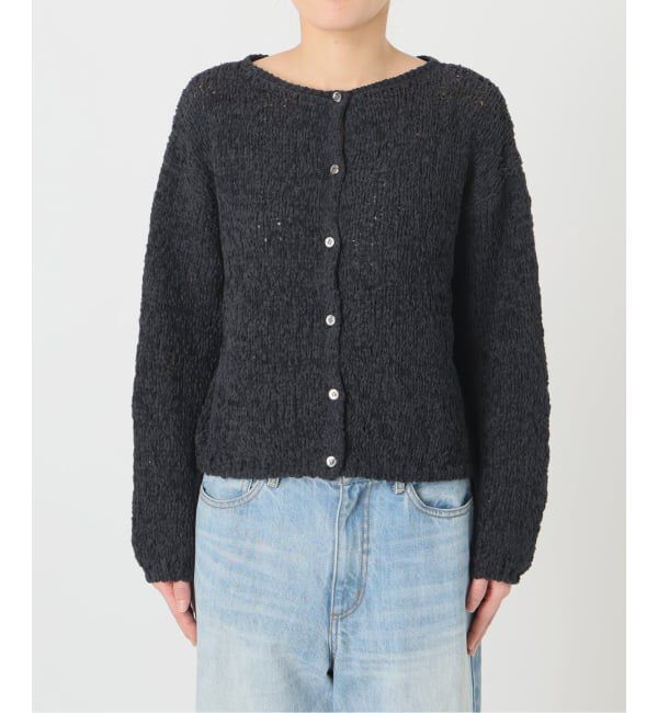 Plage「《一部店舗・WEB限定追加》Fringe yarn カーディガン 3」|カーディガン|