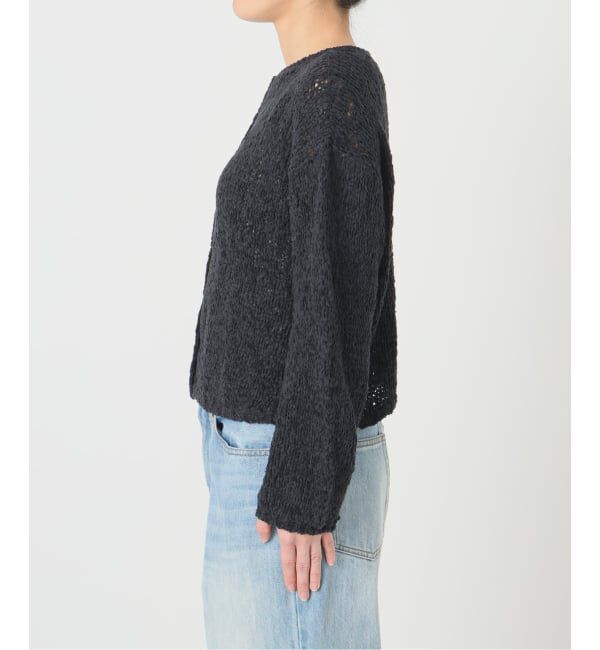 Plage「《一部店舗・WEB限定追加》Fringe yarn カーディガン 3」|カーディガン|