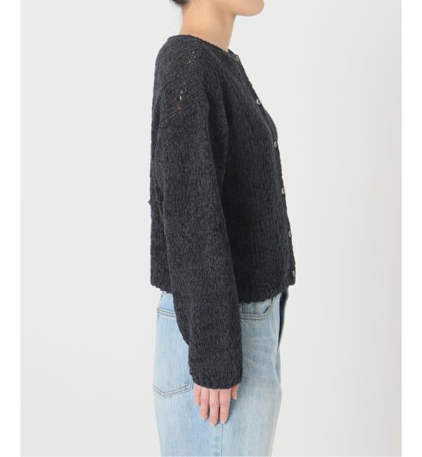 Plage「《一部店舗・WEB限定追加》Fringe yarn カーディガン 3」|カーディガン|