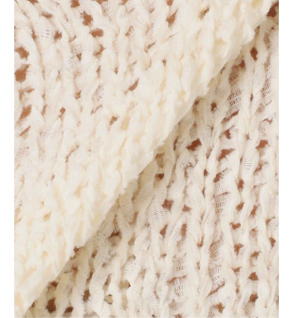 Plage「《一部店舗・WEB限定追加》Fringe yarn カーディガン 3」|カーディガン|
