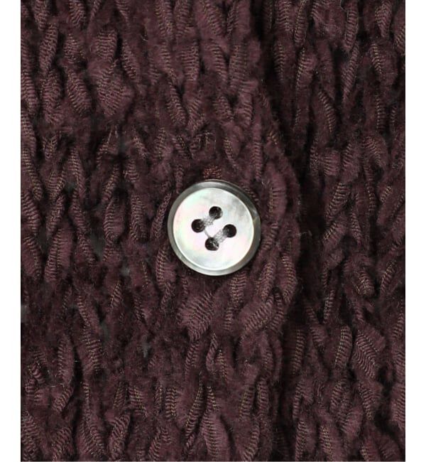 Plage「《一部店舗・WEB限定追加》Fringe yarn カーディガン 3」|カーディガン|