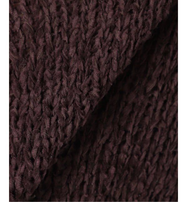 Plage「《一部店舗・WEB限定追加》Fringe yarn カーディガン 3」|カーディガン|