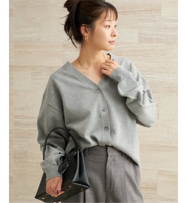 Plage「《一部店舗・WEB限定追加予約》sweat kn nuance カーディガン 2」|カーディガン|