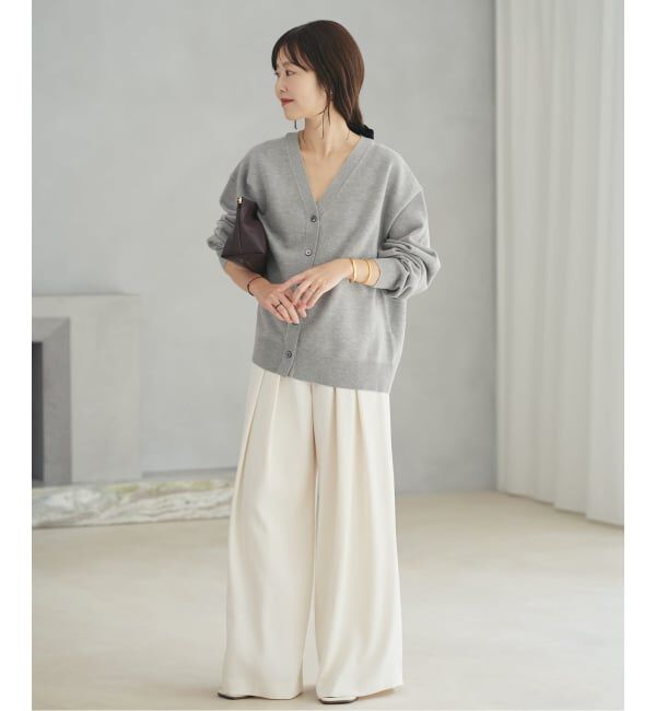 Plage「《一部店舗・WEB限定追加予約》sweat kn nuance カーディガン 2」|カーディガン|