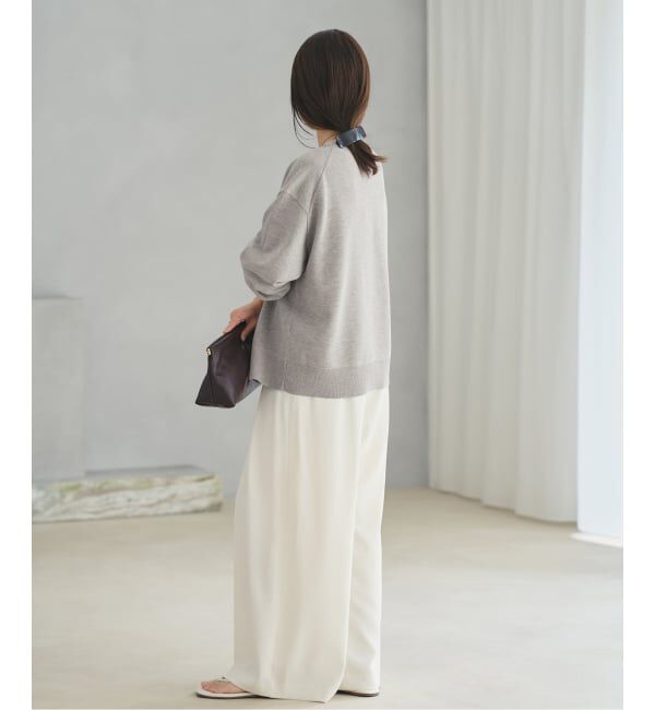 Plage「《一部店舗・WEB限定追加予約》sweat kn nuance カーディガン 2」|カーディガン|