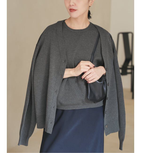 Plage「《一部店舗・WEB限定追加予約》sweat kn nuance カーディガン 2」|カーディガン|