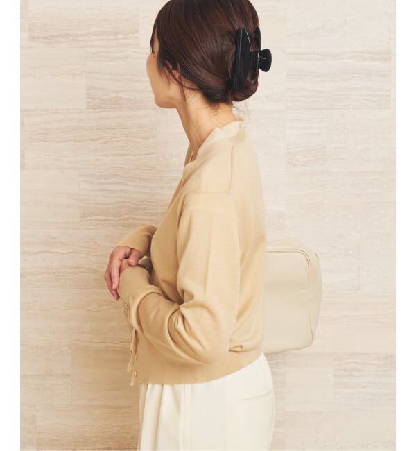 Plage「《予約》Chiffon Collar カーディガン」|カーディガン|