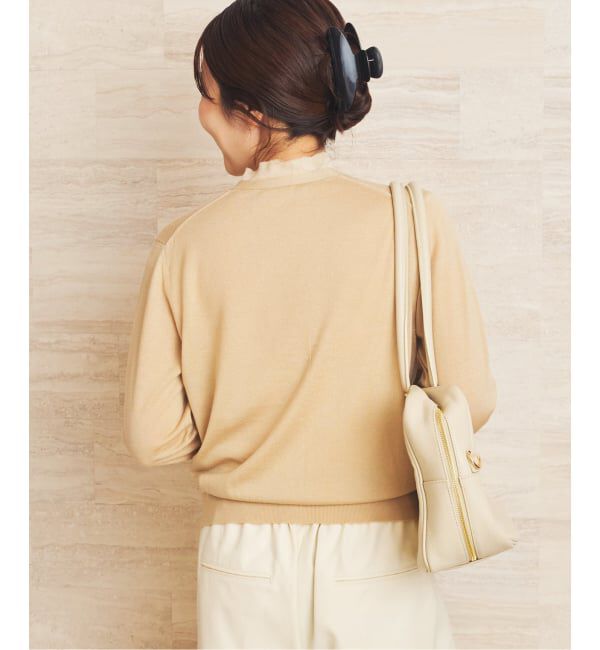 Plage「《予約》Chiffon Collar カーディガン」|カーディガン|