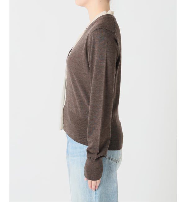 Plage「《予約》Chiffon Collar カーディガン」|カーディガン|