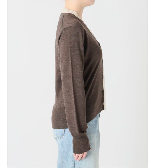 Plage「《予約》Chiffon Collar カーディガン」|カーディガン|
