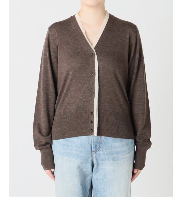 Plage「《予約》Chiffon Collar カーディガン」|カーディガン|