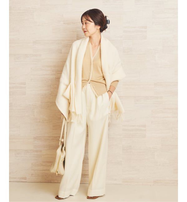 Plage「《予約》Chiffon Collar カーディガン」|カーディガン|