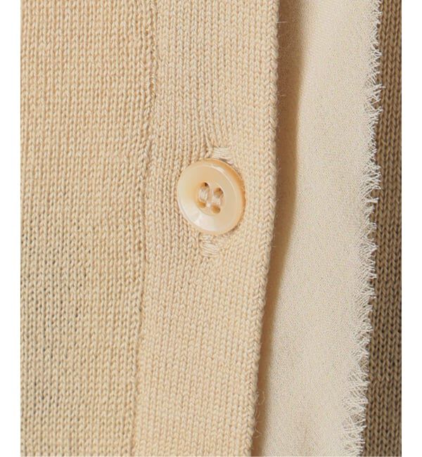 Plage「《予約》Chiffon Collar カーディガン」|カーディガン|