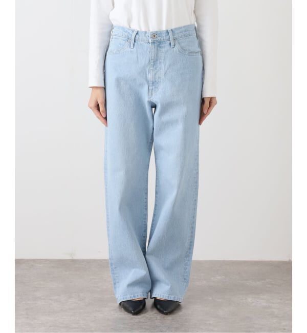 SLOBE IENA「《4サイズ展開/追加》LE DENIM ストレートデニムパンツ」|デニム|