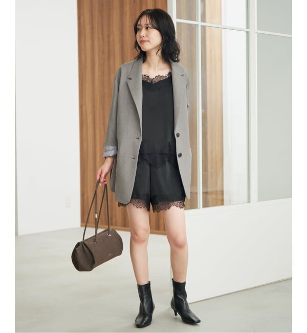 SLOBE IENA「《WEB限定/予約》SLOBE キトゥンヒールブーツ」|ショートブーツ|