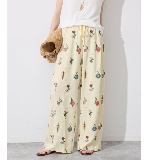 SLOBE IENA「《追加》embroideryメッシュパンツ」|その他|