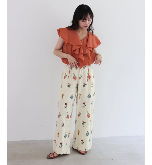 SLOBE IENA「《追加》embroideryメッシュパンツ」|その他|