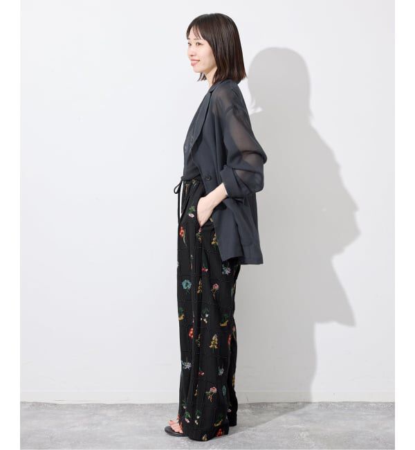 SLOBE IENA「《追加》embroideryメッシュパンツ」|その他|