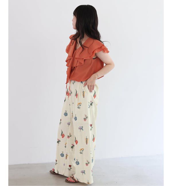 SLOBE IENA「《追加》embroideryメッシュパンツ」|その他|