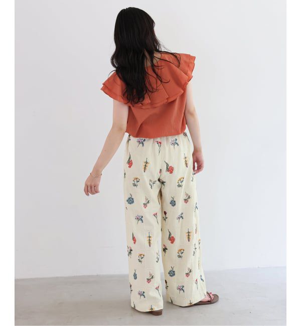 SLOBE IENA「《追加》embroideryメッシュパンツ」|その他|