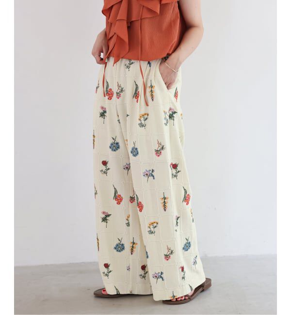SLOBE IENA「《追加》embroideryメッシュパンツ」|その他|