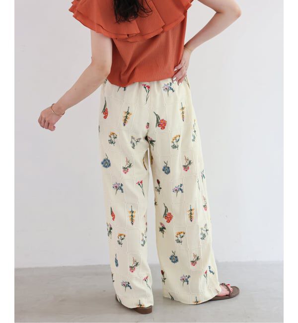 SLOBE IENA「《追加》embroideryメッシュパンツ」|その他|